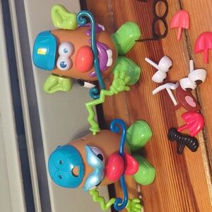 Lot of potato head dolls